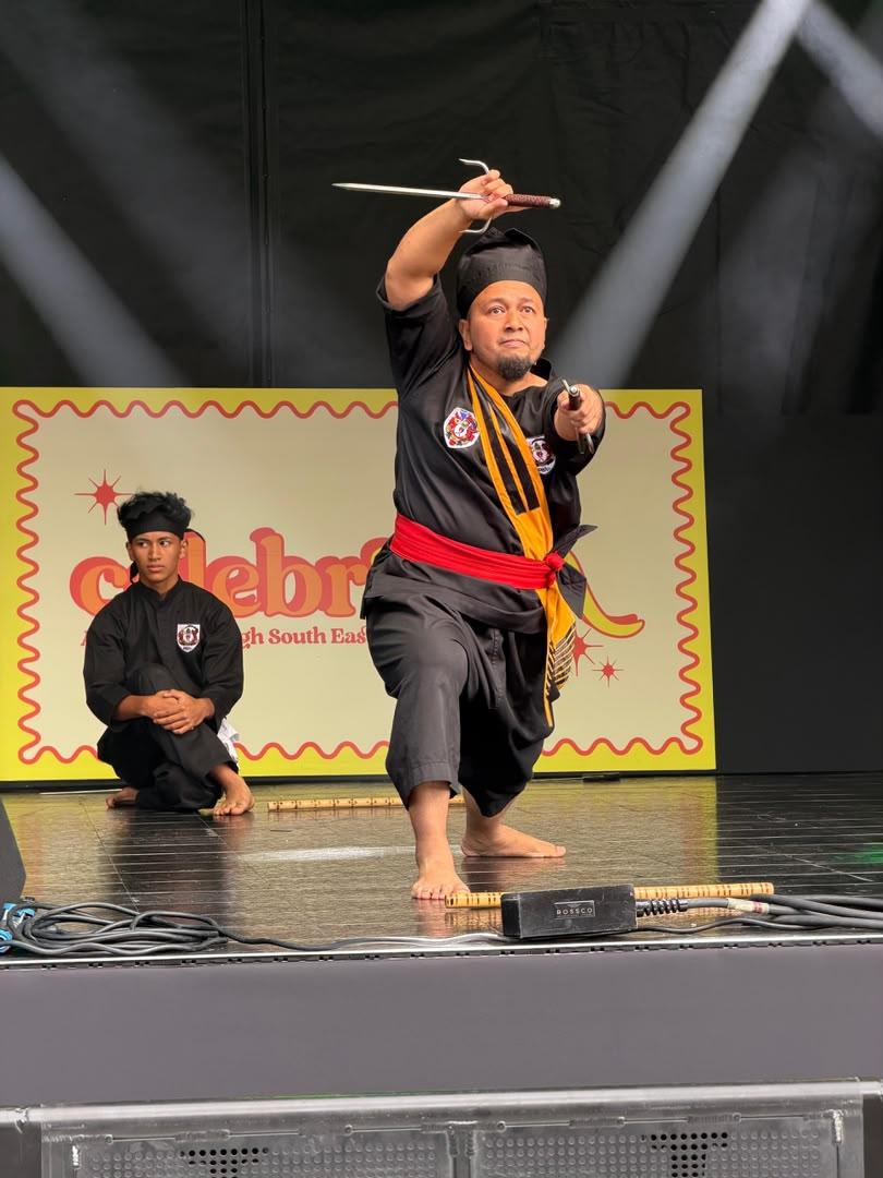 Solo weapon performance on the CelebrAsia stage