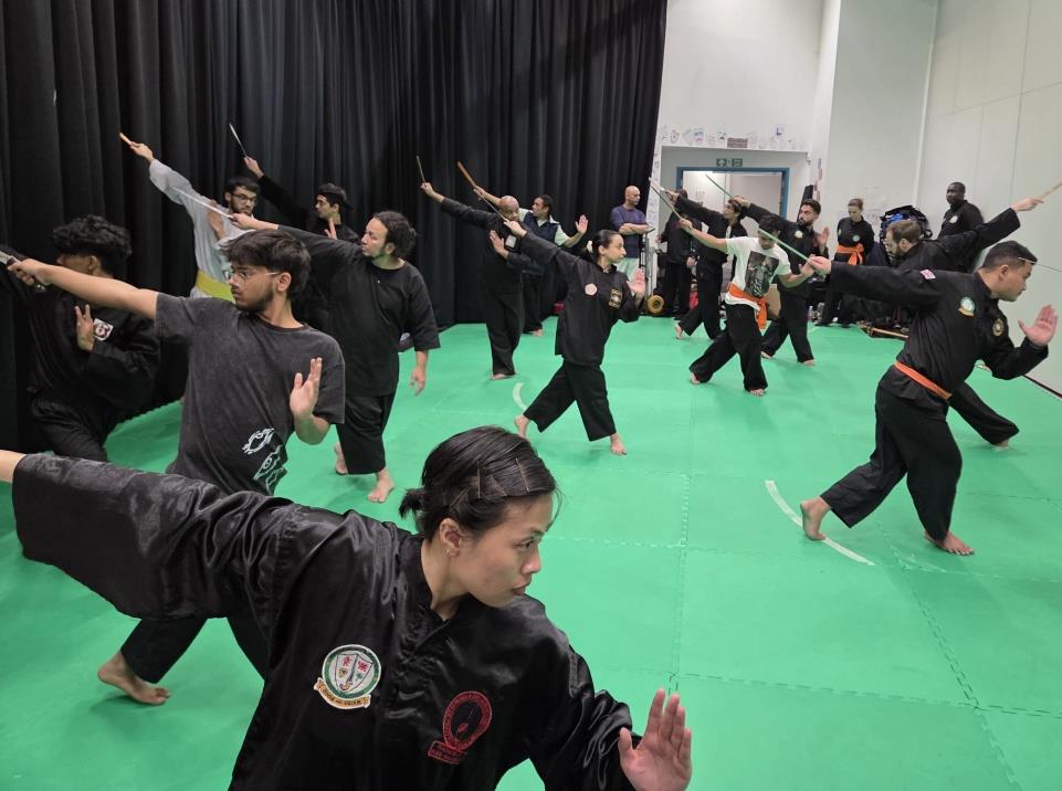 Seni Jurus Tunggal practice