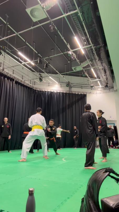 Tanding sparring practice